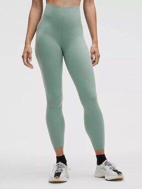 NWT Lululemon Glow Up Tight 25" HR CRBU Crater Blue W5FZES size 8